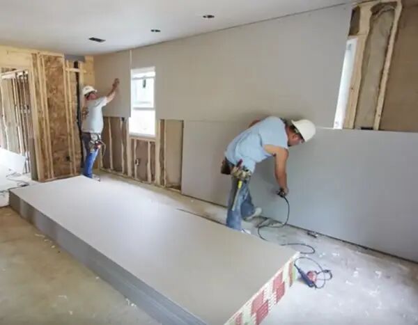 Instalación de paneles de drywall